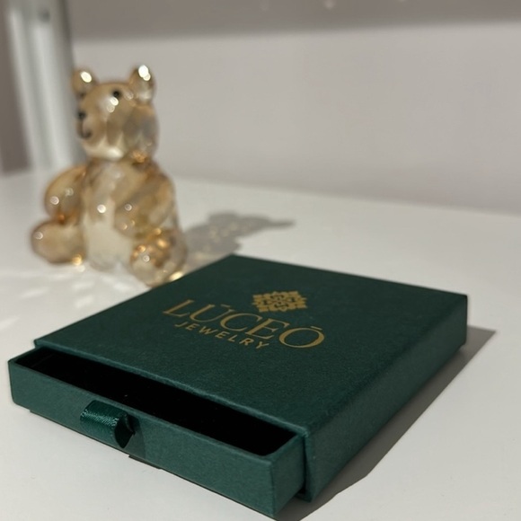 Heart Ebove, 18K gold plated Stainless steel earrings - Picture 4 of 4